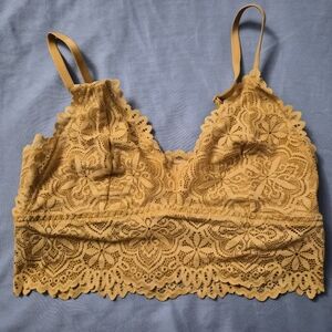 Old Navy Womens Bralette Yellow Medium NWT